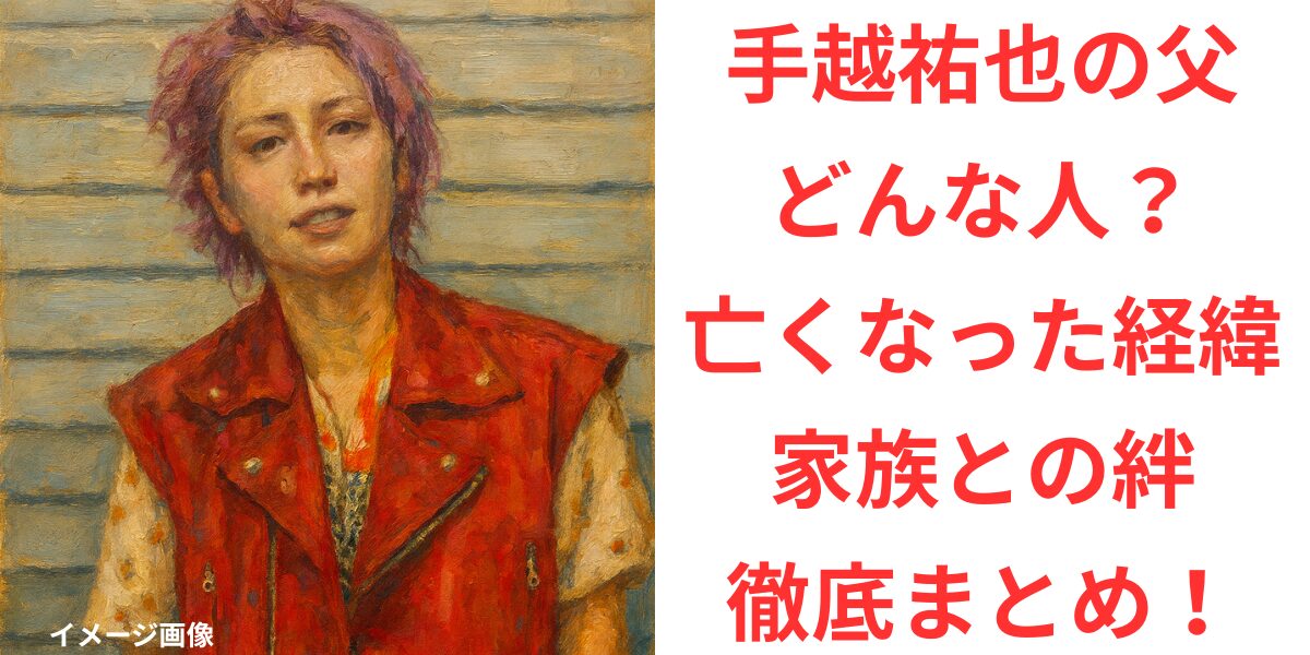 タイトル 手越祐也の父はどんな人？亡くなった経緯と家族との絆を徹底まとめ！アイキャッチ画像
